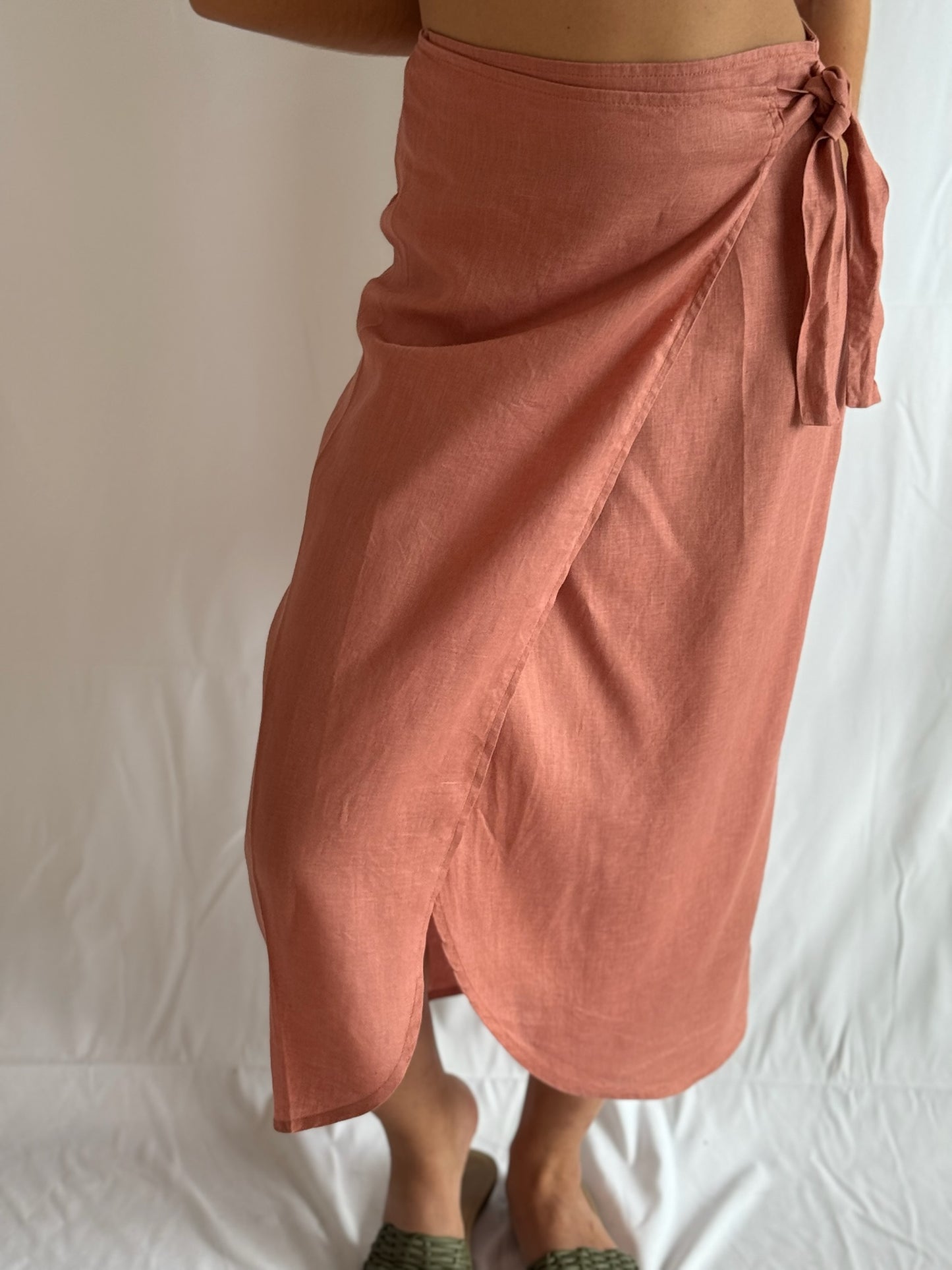 Falda Pyra Lino